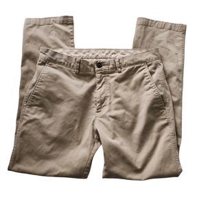 KENNETH COLE REACTION MEN'S KAHKI PANTS SIZE 34X30 FLAT FRONT